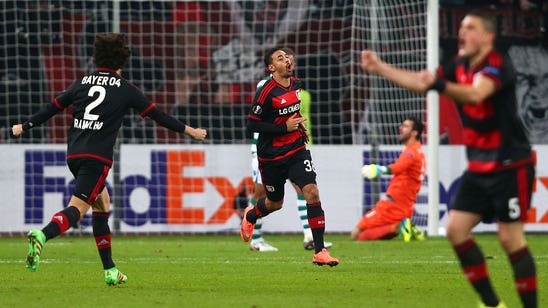 Bayer Leverkusen's Karim Bellarabi scores preposterous 30-yard wonder goal