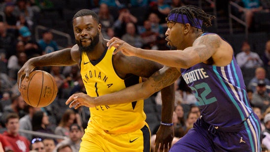 Pacers hang on for 123-117 victory over Hornets