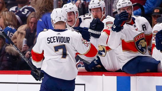 Jonathan Huberdeau scores twice as Panthers' top Avalanche in OT