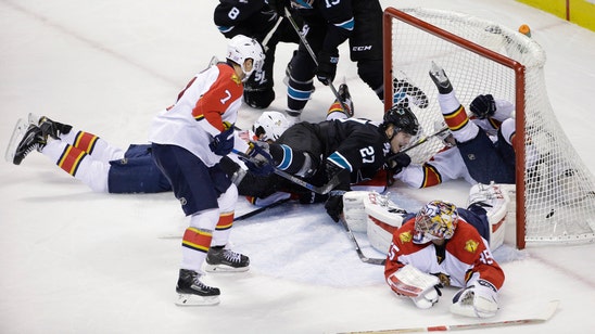 Panthers go down early, struggle against Alex Stalock in loss to Sharks