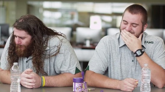 Watch a CSU football player choke down 'dog food' flavored-jelly bean