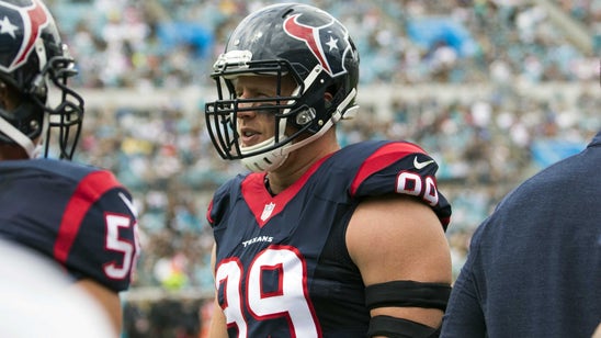 J.J. Watt does Chris Farley impression during workout