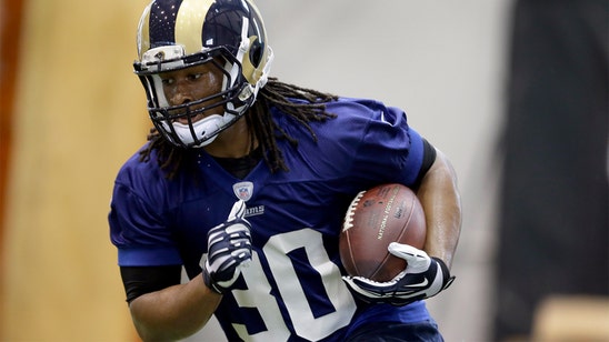 Rams hit the ground running at training camp -- including RB Gurley