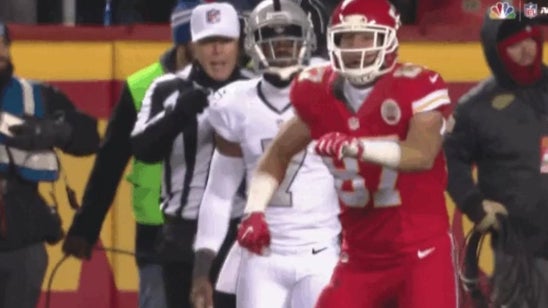 Watch Travis Kelce dance in Marquette King's face after Chiefs' punt-return TD