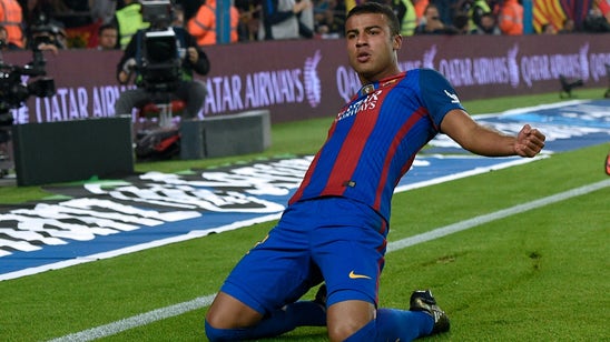 Watch Rafinha hop on his bicycle to rescue Barcelona vs. Granada