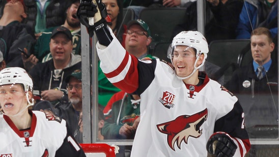 Following swift ascent, Coyotes' Perlini isn't slowing down