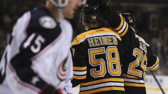 Boston Bruins: Danton Heinen Shining in Preseason