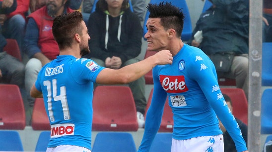 Napoli ends losing streak; Inter beaten again in Serie A