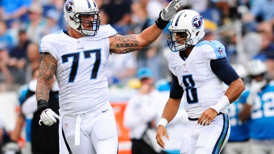 Taylor Lewan Treats Everyone to a Big Guy Touchdown Catch (Video)