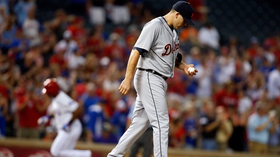 Last-place Tigers fall 6-2 at AL West-leading Rangers