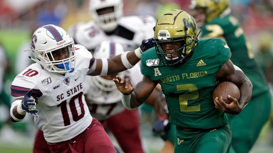 USF gets into win column with 55-16 trouncing of South Carolina State