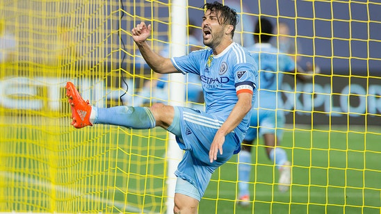 Watch: David Villa scores as NYCFC clinches playoff berth in win over Fire