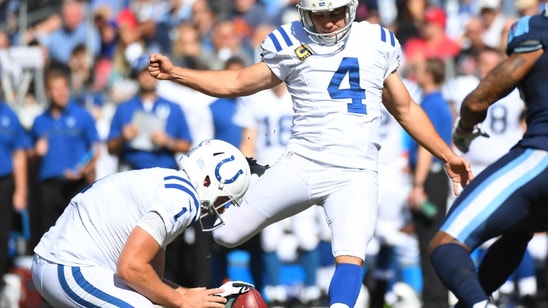 Adam Vinatieri Named AFC Special Teams Player of Month; Tied for Most in NFL History