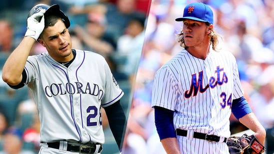 Rockies' Arenado in of awe Mets starters: 'They're all No. 1s'
