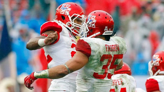 Houston tapes SMU jerseys to floor to symbolize 'walking over' rival