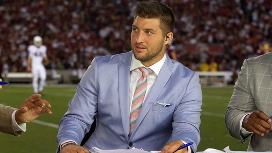 Tebow time: College great returning as TV analyst