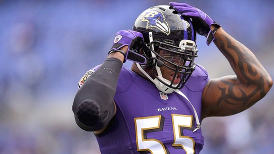Ravens' Suggs down to 'good fighting weight'