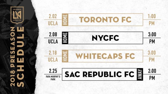 LAFC announces 2018 preseason schedule