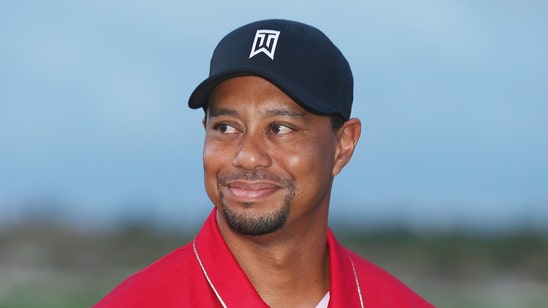Tiger Woods played his first five holes since last August