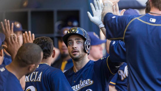 Braun homers twice as Brewers sweep Rockies