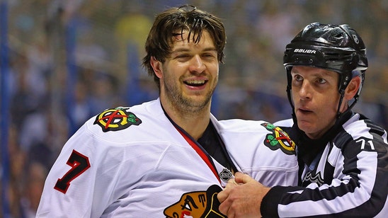 Blackhawks' Seabrook revels in day with Stanley Cup