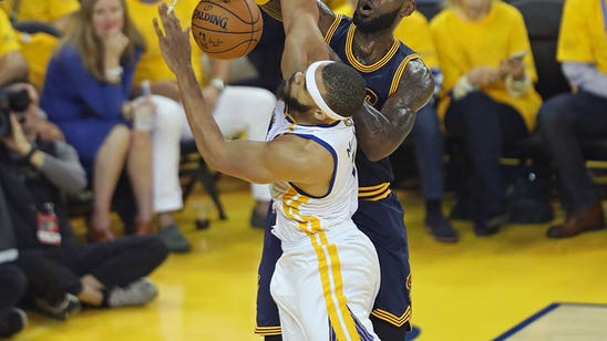 LeBron James viciously throws down on JaVale McGee in Game 1 dunk fest with Warriors