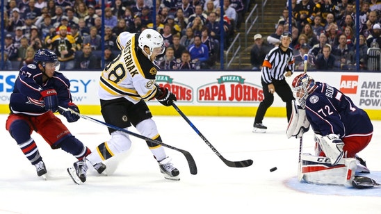 Boston Bruins Forward David Pastrnak Breaking Out