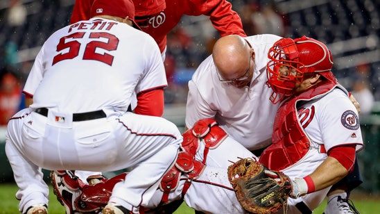 Nationals catcher Wilson Ramos to have MRI on injured right knee