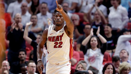 Jimmy Butler gets off to good start in Miami with newborn daughter, Heat win