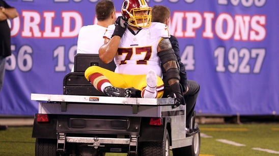 Redskins' offensive line gets hit with another injury