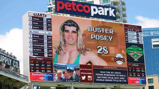 Padres' video board shows Matt Cain as Richard Simmons on '80s tribute night