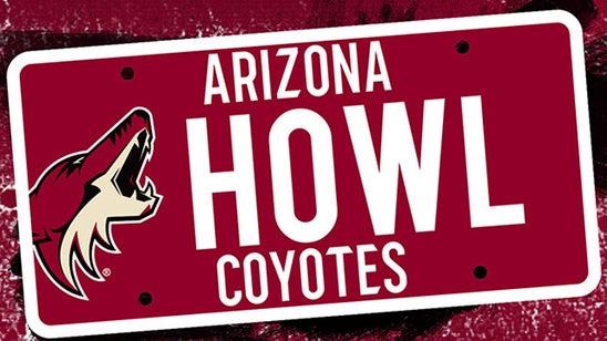 Coyotes license plates now available for Arizona vehicles