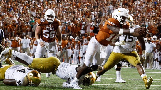 Longhorns upset No. 10 Notre Dame in 2OT thriller