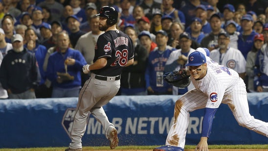 Corey Kluber muscles a swinging bunt to give Indians an early lead