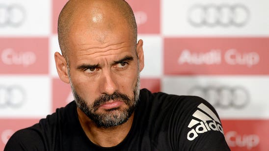 Pep Guardiola and Nigel De Jong get into it at halftime