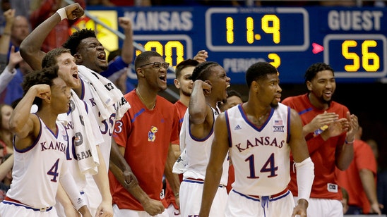 No. 3 Kansas bowls over Oakland in 102-59 win