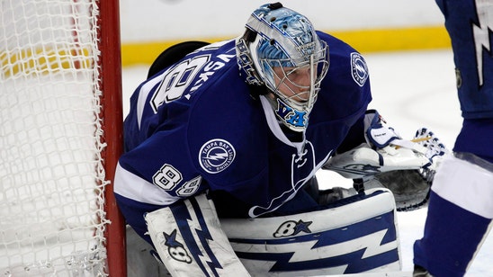 Lightning recall goalie Andrei Vasilevskiy, send Kristers Gudlevskis to Syracuse