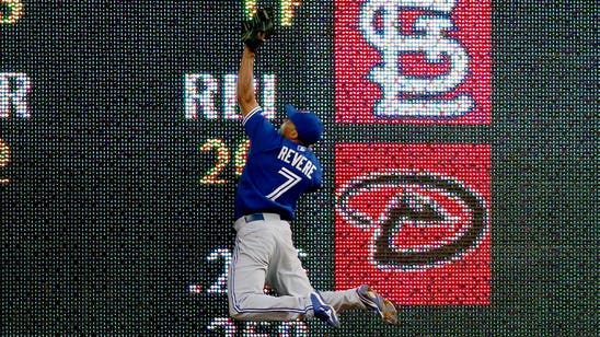 WATCH: Blue Jays' Revere makes spiderman-like catch