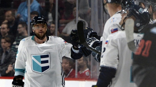 Marian Gaborik scores to give Europe 1-0 lead over USA (Video)