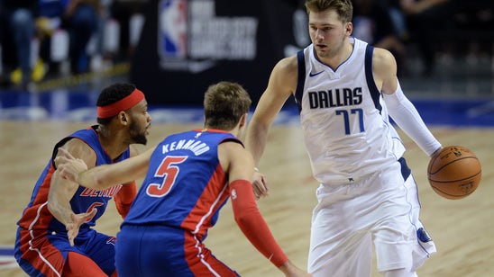 Doncic's triple-double lifts Mavs past Pistons in Mexico
