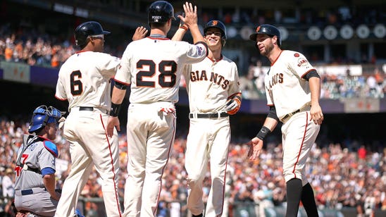 'Surreal': Giants rookie Tomlinson hits grand slam for 1st major-league HR