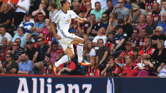 Watch Zlatan Ibrahimovic's first ever goal for Manchester United
