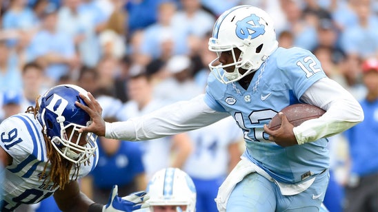 UNC's Williams scorches Duke for nearly 500 yards in less than 3 quarters
