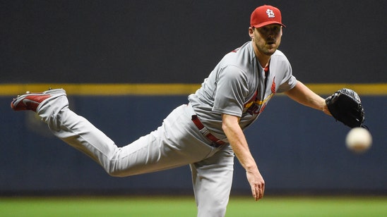 Lackey throws seven shutout innings, Cards finish off sweep of Brewers