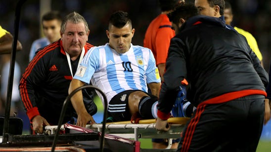 Manchester City's Aguero set for unspecified period on sidelines