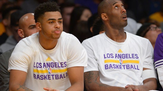 Lakers rookie Russell seemed to enjoy playing without Kobe on floor