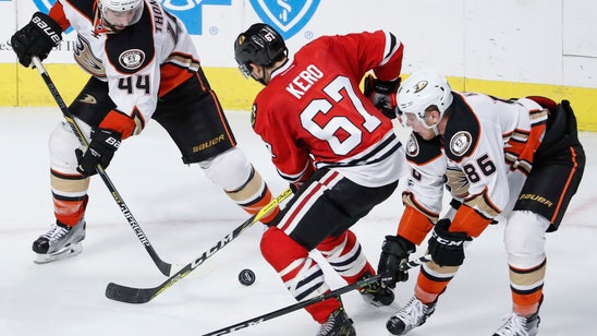 Short-handed Ducks to host Blackhawks