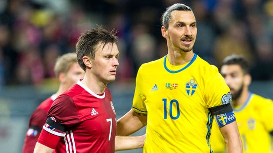 Sweden's Ibrahimovic not worried about Denmark's away goal