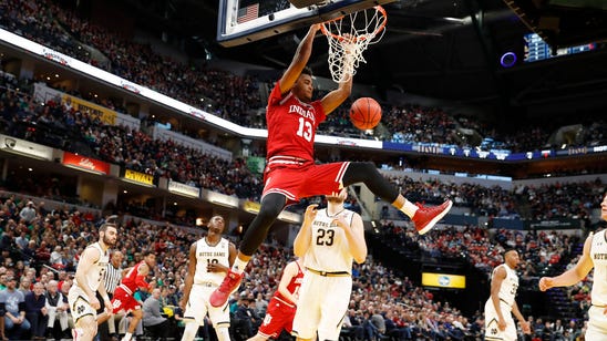 Morgan scores 34 as Indiana defeats Notre Dame 80-77 in overtime