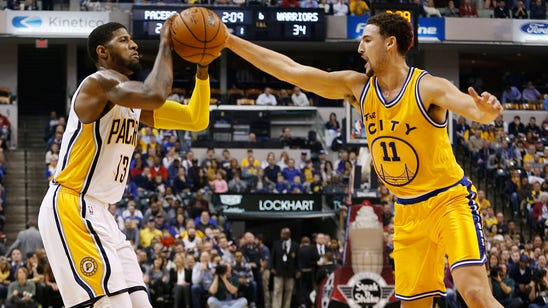 Thompson drops 39, Warriors reach 23-0 with win at Indiana